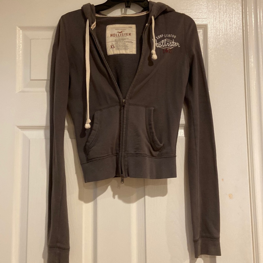 Gray Hollister Hoodie